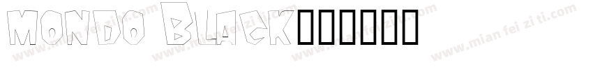 mondo Black字体转换